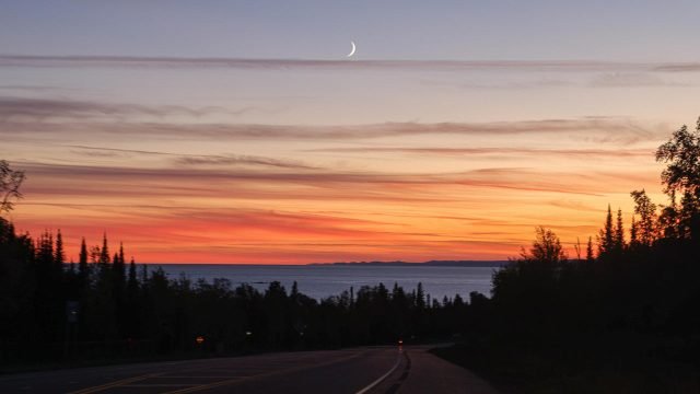 Dusk gradient near Lutsen